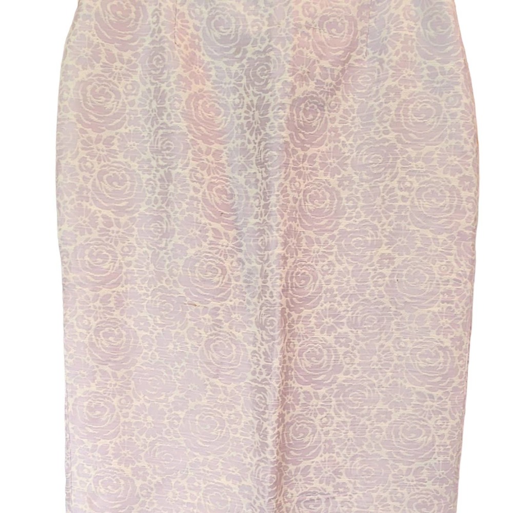 Les Copains floral print pencil skirt 48
